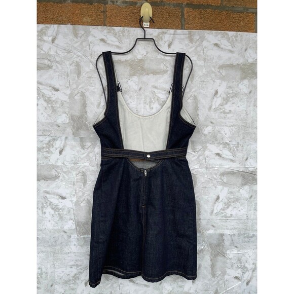 ALEXACHUNG cut out Denim Minidress size 6 - Picture 6 of 12